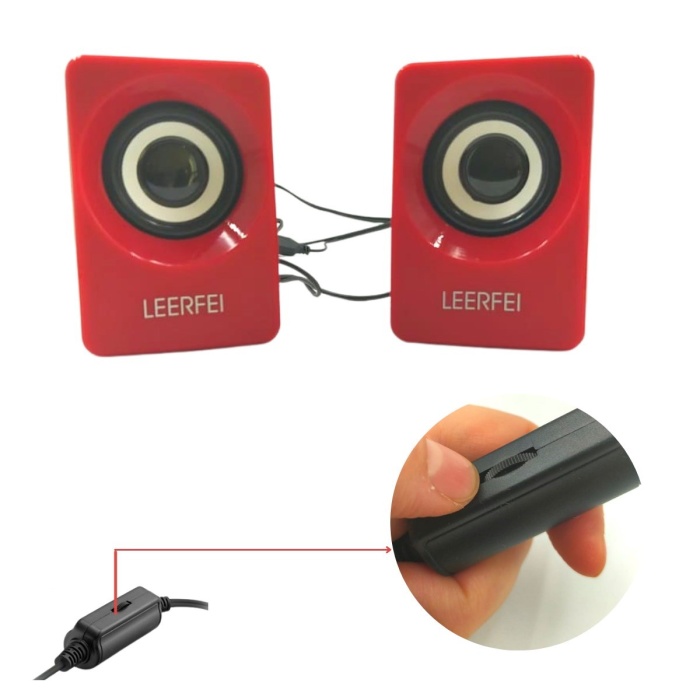 N62 1+1 Multimedia USB ve Jacklı Mini Hoparlör Yüksek Stereo Ses Sistemi (4767) - Lisinya