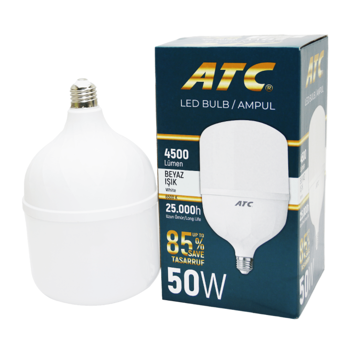 50W TORCH LED BULB AMPUL BEYAZ E27 (4767) - Lisinya