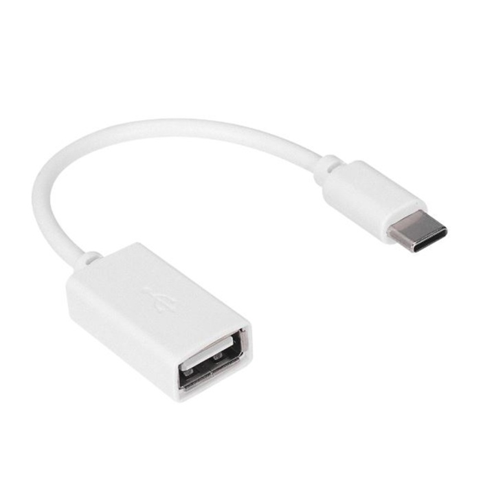 BEYAZ USB DİŞİ TO TYPE-C ERKEK OTG ÇEVİRİCİ (4767) - Lisinya