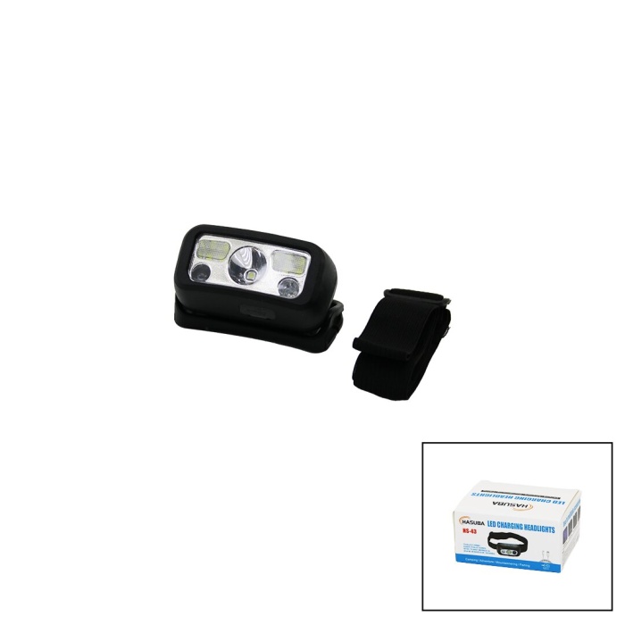 2IN1=TEK GÖZ LED - 2 GÖZ LED MİNİ KAFA LAMBASI FENER USB ŞARJLI (4767) - Lisinya