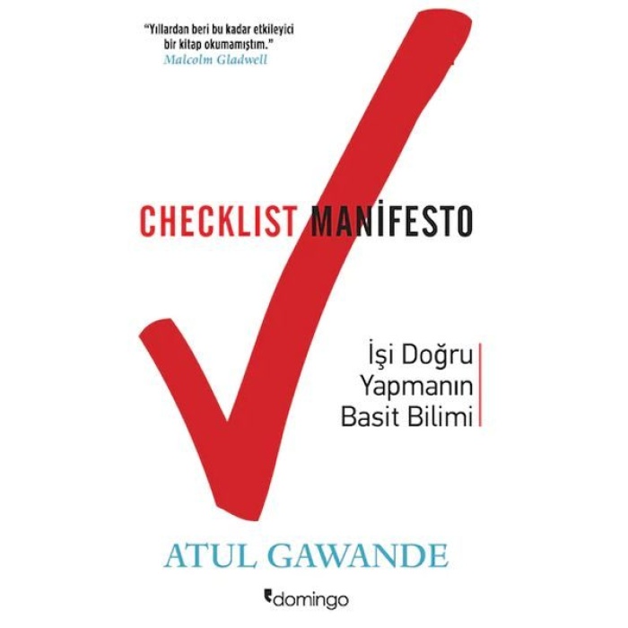 Checklist Manifesto  İşler Nasıl Doğru Yapılır