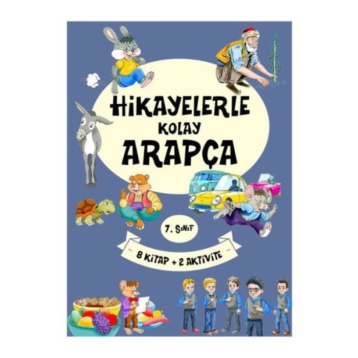 7. Sınıf Hikayelerle Kolay Arapça (8 Kitap + 2 Aktivite)