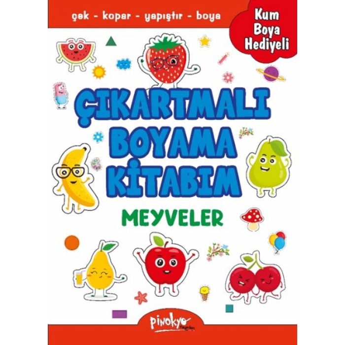 Çıkartmalı Boyama Meyveler