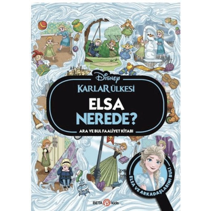 Disney Karlar Ülkesi Elsa Nerede? Ara ve Bul Faaliyet Kitabı