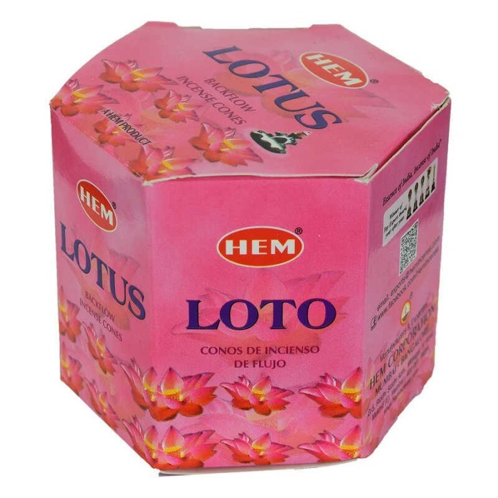 Geri Akış Şelale Nilüfer Kokulu 40 Konik Tütsü - Lotus Backflow Incense Cones