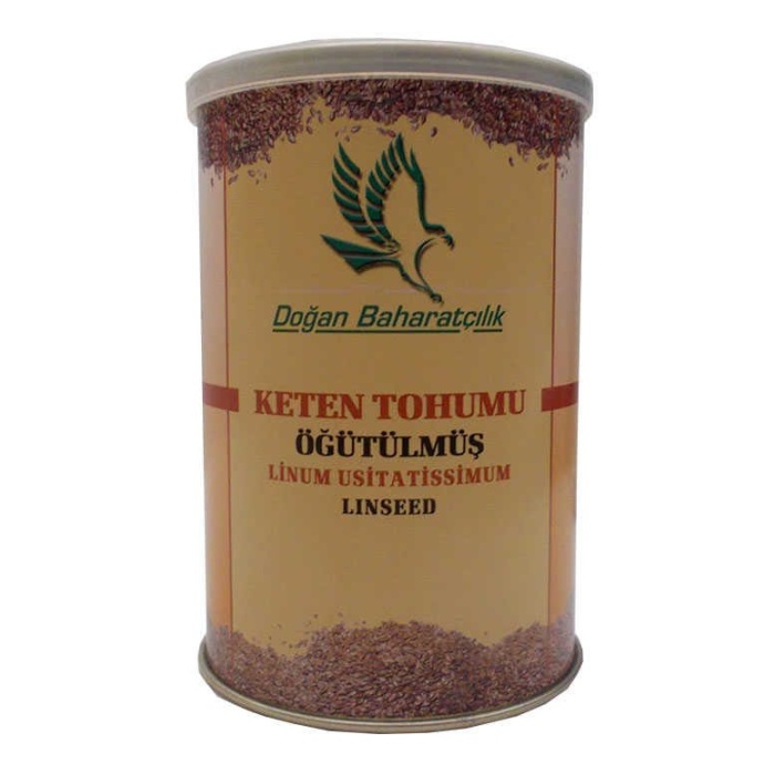 Keten Tohumu Öğütülmüş Doğal 150 Gr Teneke Kutu