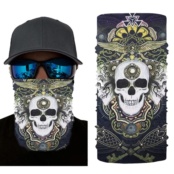 Motorcu Boyunluk Baf Buff Bandana 25x48 cm Model 3