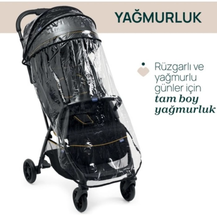 Chicco Glee Bebek Arabası - Uneven Siyah