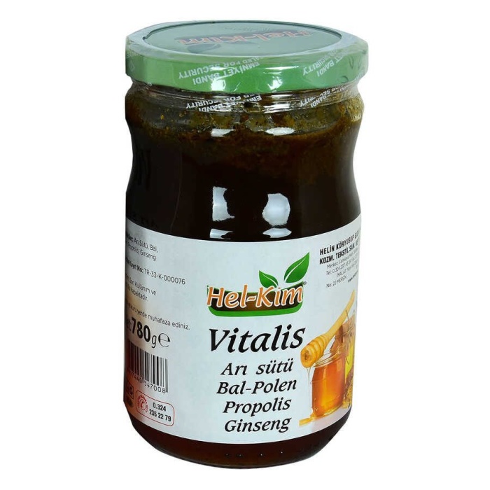 Vitalis Arı Sütü Bal Polen Propolis Ginsengli Bitkisel Macunnu 780 Gr