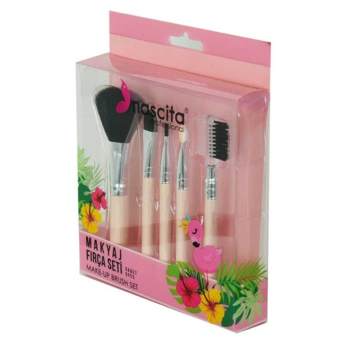 Makyaj Fırça Seti 5 Li Make-Up Brush Set Professional