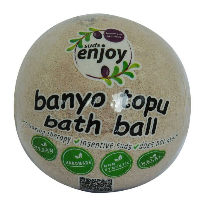 Lavantalı El Yapımı Banyo Küvet Topu Sabunu Mor 90-120 Gr