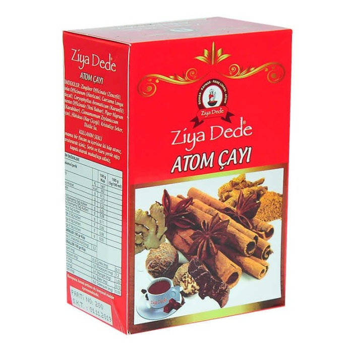 Atom Küp Şeker Çayı Zencefilli Karanfilli Tarçınlı 150 Gr