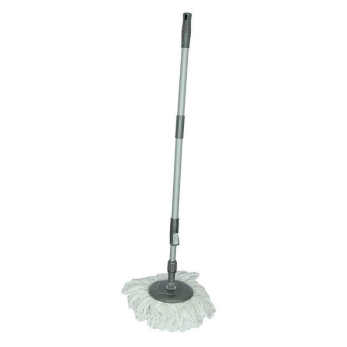 Spin Mop Temizlik Seti 360 Derece Döner Başlıklı Kova+Mop+Paspas+Sap Karışık Renk