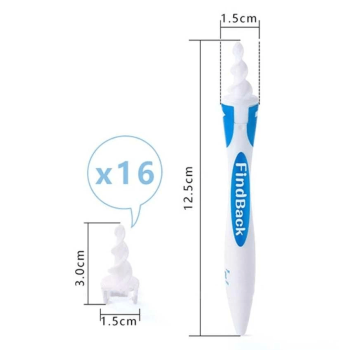 Find Back Pratik Kulak Temizleme Aparatı Silikon Kit Ear Claning ( Lisinya )