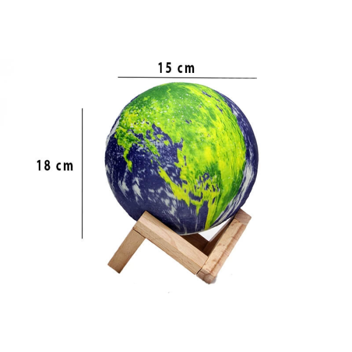 Yerküre Renkli Kumandalı 15 Cm ( Lisinya )