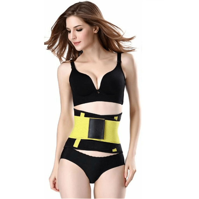 Hot Belt Termal Sauna Kemer Unisex Terletme Korsesi (sarı-siyah) ( Lisinya )