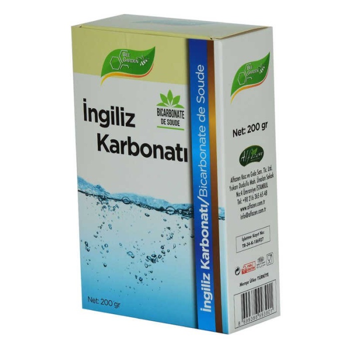 Yenilebilir İngiliz Karbonatı Bicarbonate De Soude 200 Gr