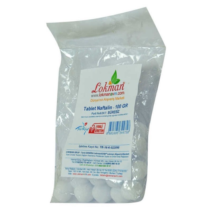 Naftalin Bilya Tablet 100 Gr Paket