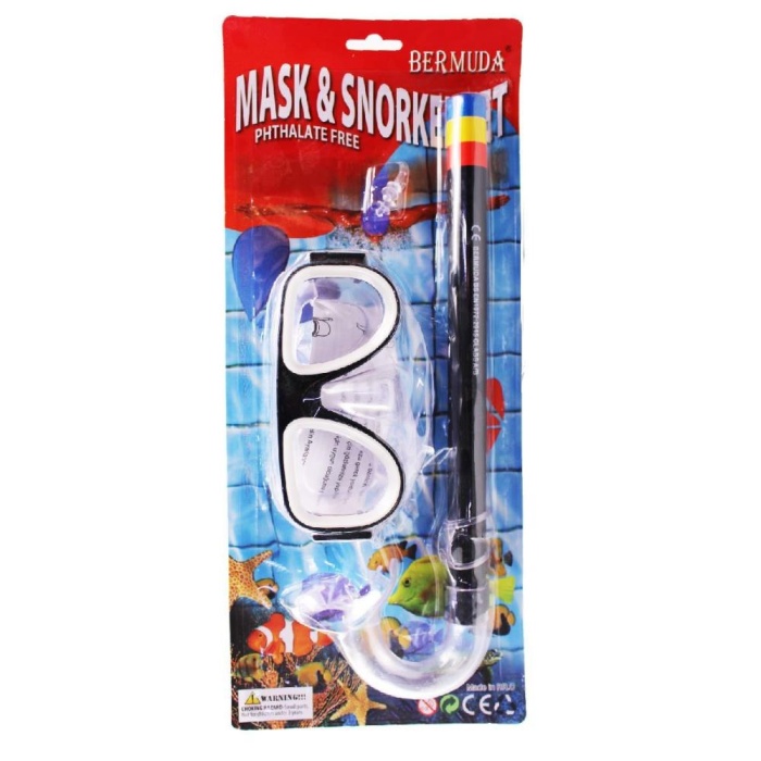 AK407-140BC - KARTELA MASKE SNORKEL SET (Lisinya)