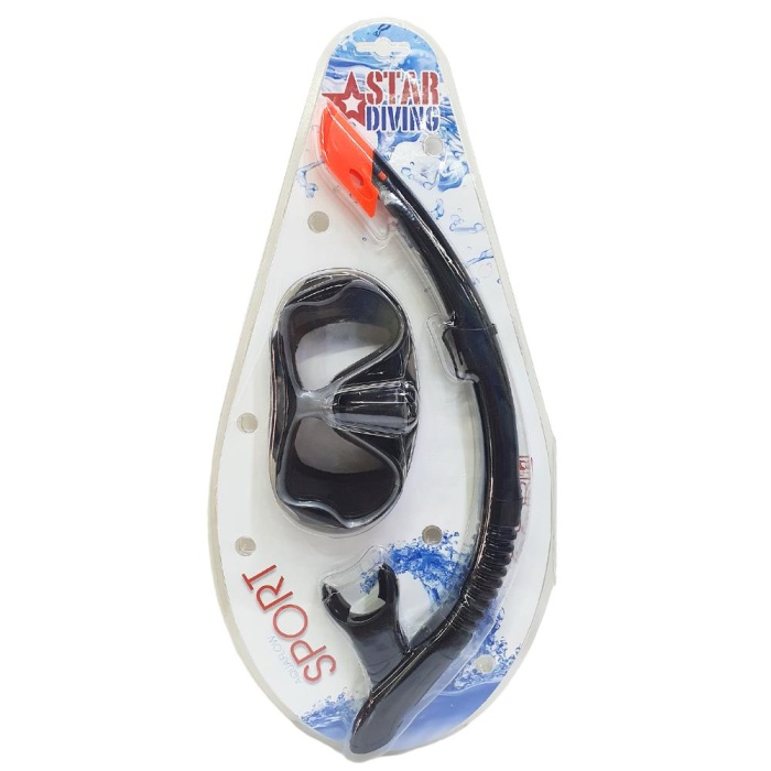 ÇNR-51714 - MASKE SET  PC - STAR DIVING (Lisinya)