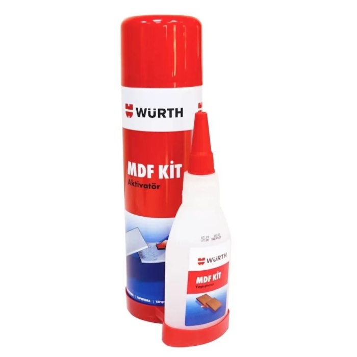 Würth Mdf Kit Aktivatör Hızlı Yapıştırıcı 100ml + 500ml (Lisinya)