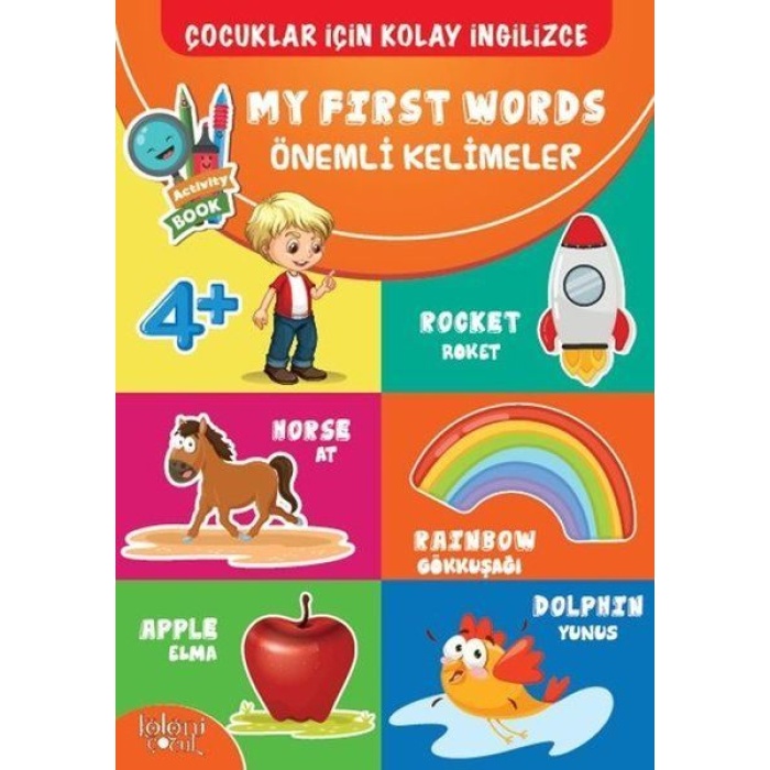 Çocuklar İçin Kolay İngilizce - My First Words Önemli Kelimeler