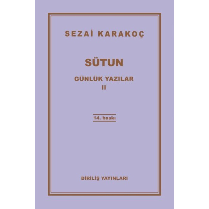 Günlük Yazılar 2 - Sütun