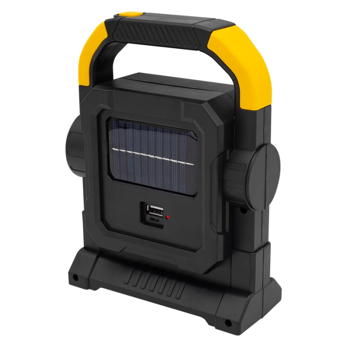 Hc-7078-c 3 Çalışma Modlu Cob Ledli Solar Taşınabilir Şarjlı Solar Lamba ( Lisinya )