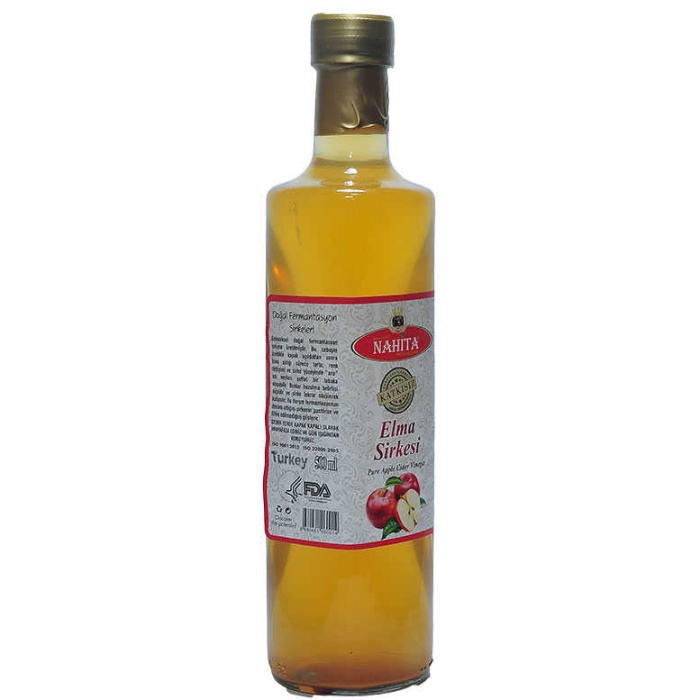 Elma Sirkesi Doğal Katkısız Cam Şişe 500 ML