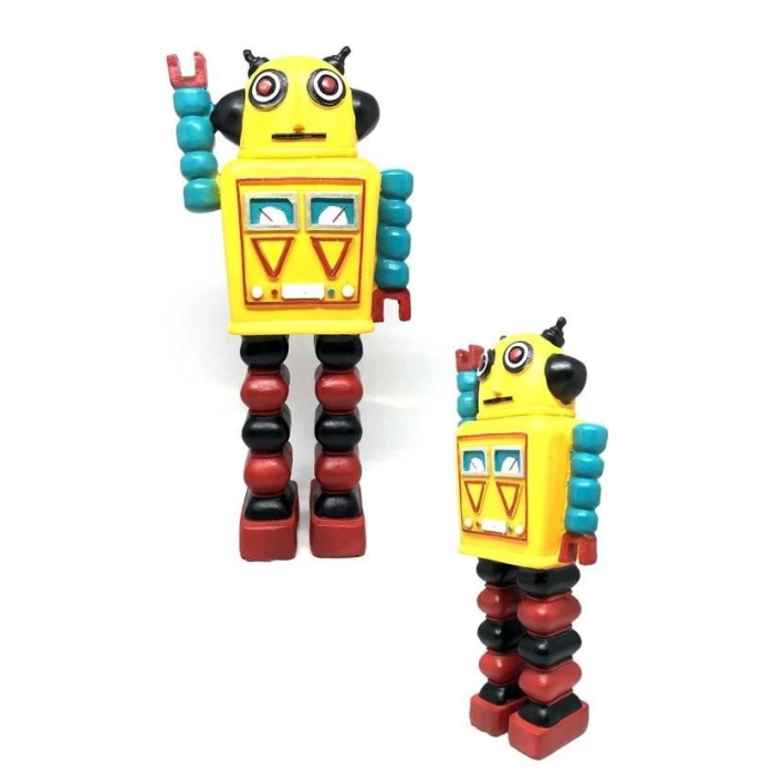 Decotown Nostaljik Sevimli Uzaylı Robot Şeklinde Figür Biblo ( Lisinya )