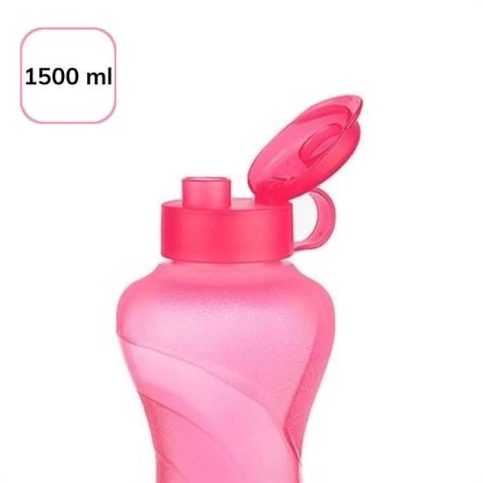 1500ml Kapasiteli Sporcu Tipi Suluk Pratik El Matarası ( Lisinya )