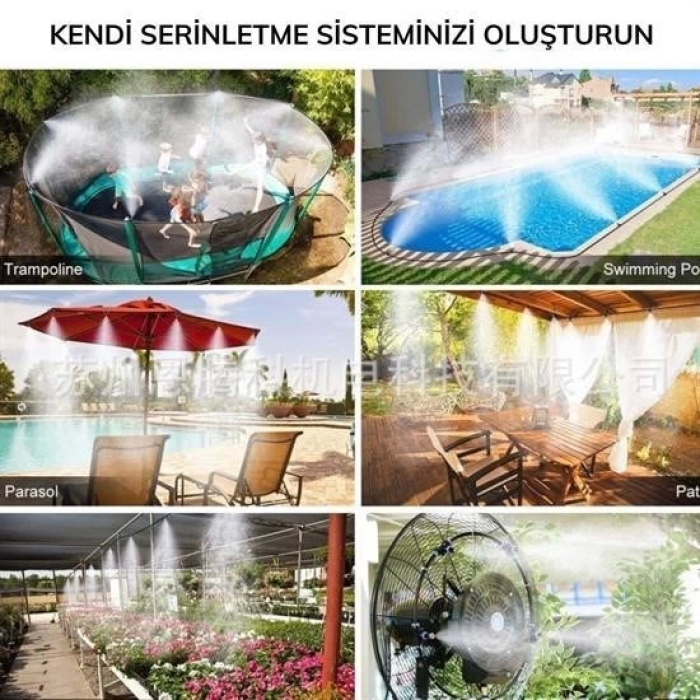 10 Metre Kendin Yap Balkon Veranda Çardak Kamelya Sulama Serinletme Ve Nemlendirme Sistemi ( Lisinya )