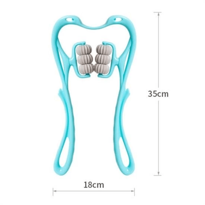 Çok Fonksiyonlu Manuel Altı Tekerlekli Boyun Masaj Aleti ( Lisinya )