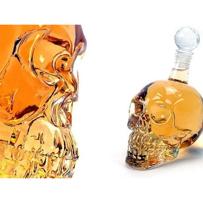 Crystal Head Kuru Kafa Cam Şişe 350 Ml - Lisinya