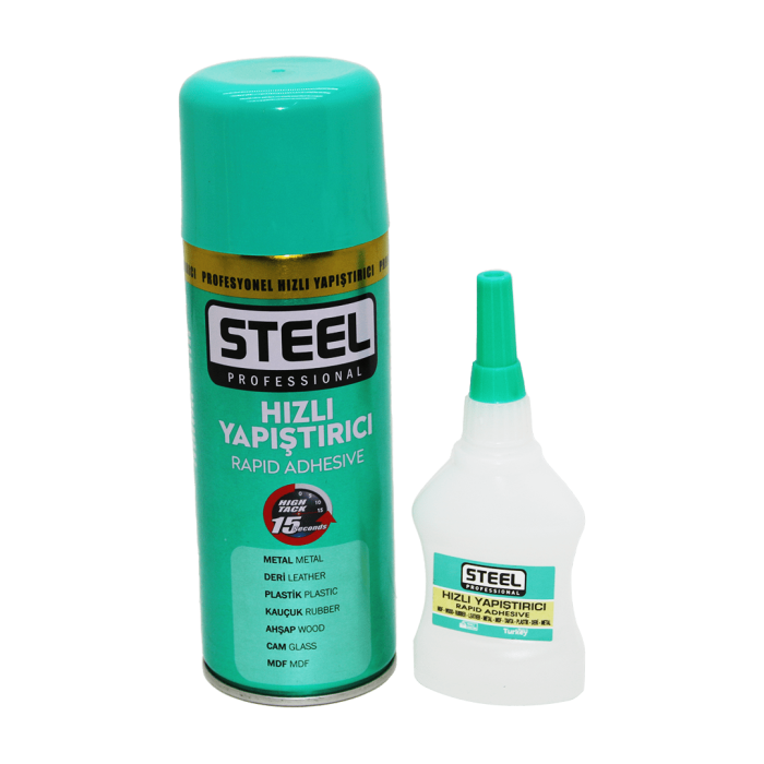 STEEL 400ML+60GR BÜYÜK HIZLI YAPIŞTIRICI (4767) - Lisinya