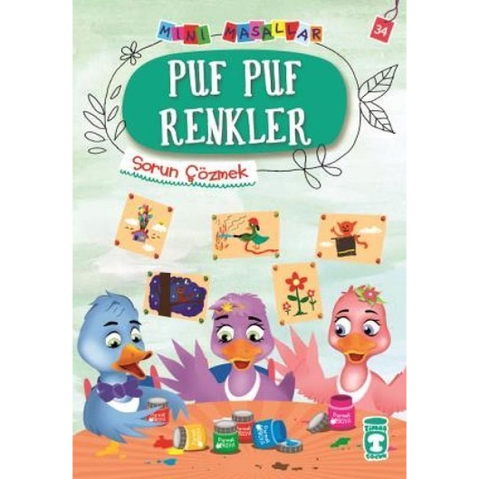 Puf Puf Renkler - Mini Masallar 4 (34)