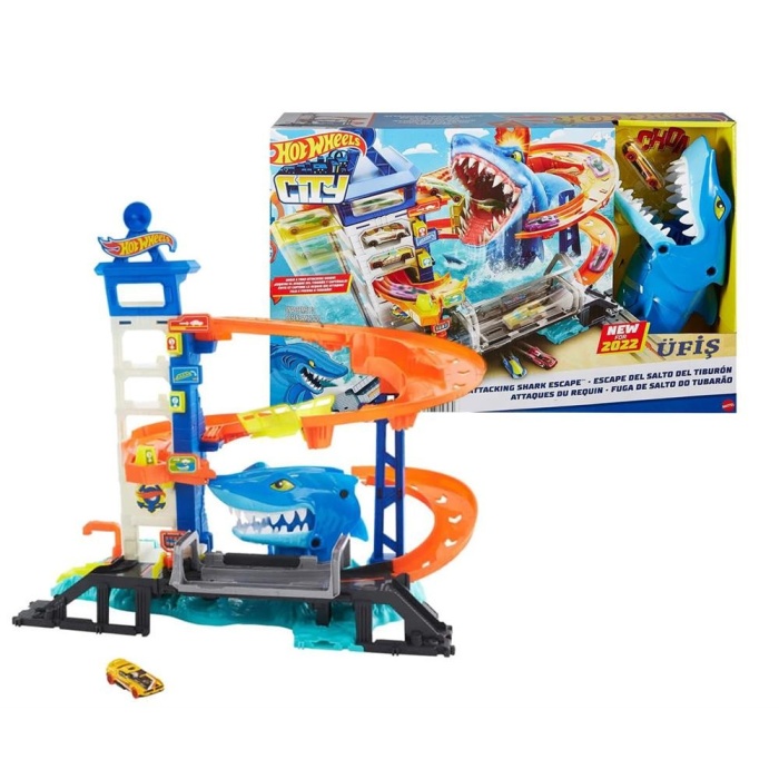 Hot Wheels City Köpek Balığından Kaçış HDP06