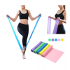 Sarı Pilates Lastiği Kolay Direnç Pilates 120 Cm*15 Cm*0.25 Mm