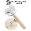 Turk 4 ADET Hamur ve Pizza Kesici Çelik Palissade Design 718367 Toptan Paket