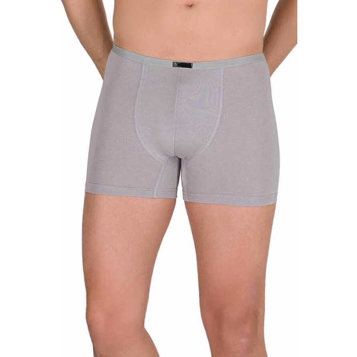 Erkek Modal Boxer Short Gri 4488B