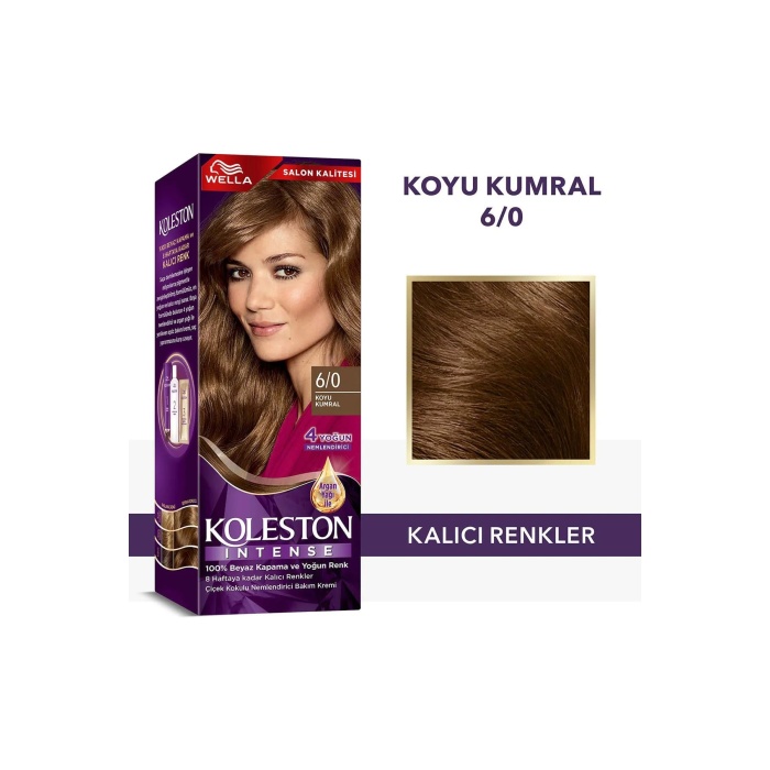 Koleston Intense Saç Boyası 6/0 Koyu Kumral - Salon Kalitesi