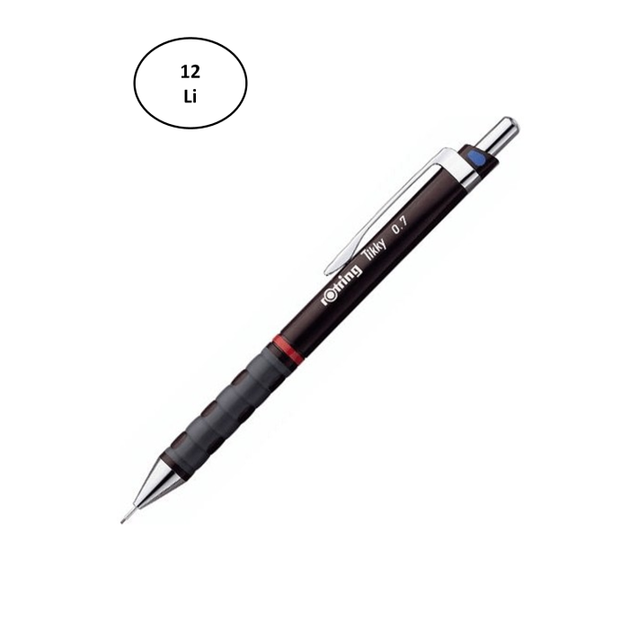 Rotring Tikky II Versatil Bordo 0.7 MM 12li