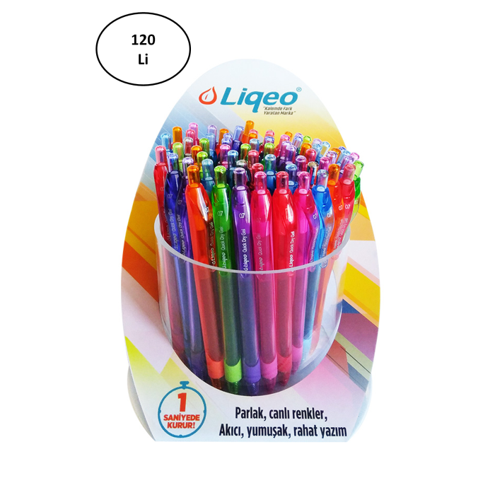 Liqeo Instant Gel Kalem 0.7 Mm 120 Li