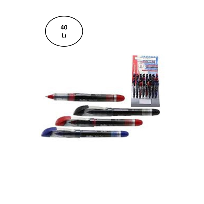 Scrikss Roller Kalem Office Bilye Uç 0.7 Mm 40 Lı