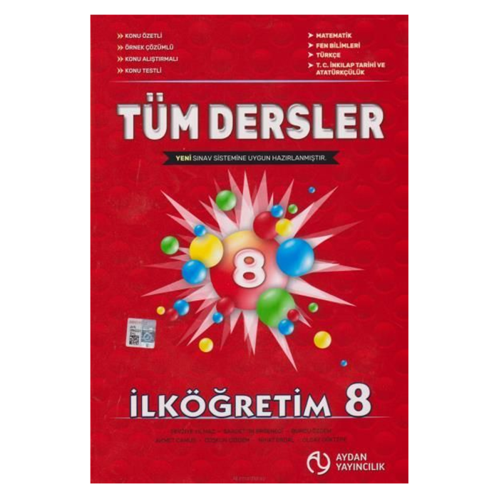 Aydan Tüm Dersler Konu Anlatımlı İlköğretim 8