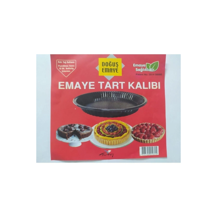 Emaye Tart Turta Kalıbı Turk-GVN018