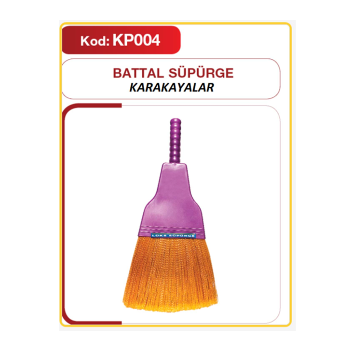 Karakayalar Plastik Süpürge (Battal) Turk-KP-004