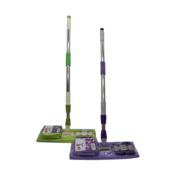 Mandallı Mikfrofiber Mop Paspas 1 Adet 110 Cm 360 Derece Döner Saplı Duvar&Zemin Silme Mop Turk-Mir4775