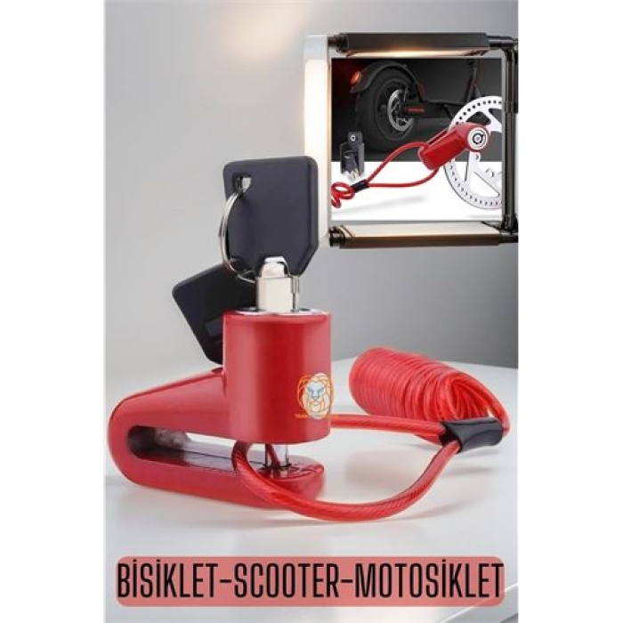 Turk Disk Kilidi Bisiklet Motosiklet Scooter