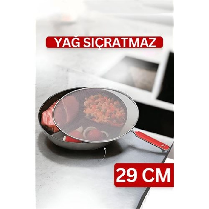 Turk Flou Kızartma Yağ Sıçratmaz ve Un Eleği